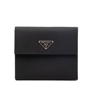 Pre-Loved Prada Tessuto Trifold Small Wallet